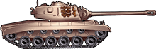 Sideview of M26 Pershing